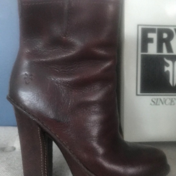 Frye women’s Victoria brown leather boots size 7 - Picture 7 of 7